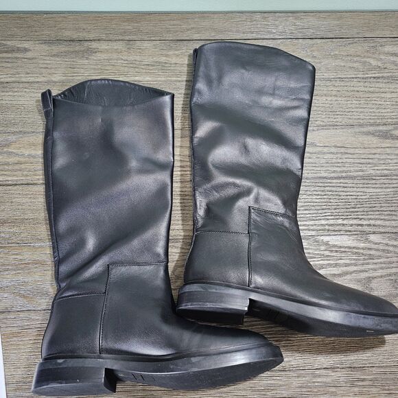 Steve Madden Women's Leather Gaige Riding Boots Black Size 9 - Picture 6 of 9